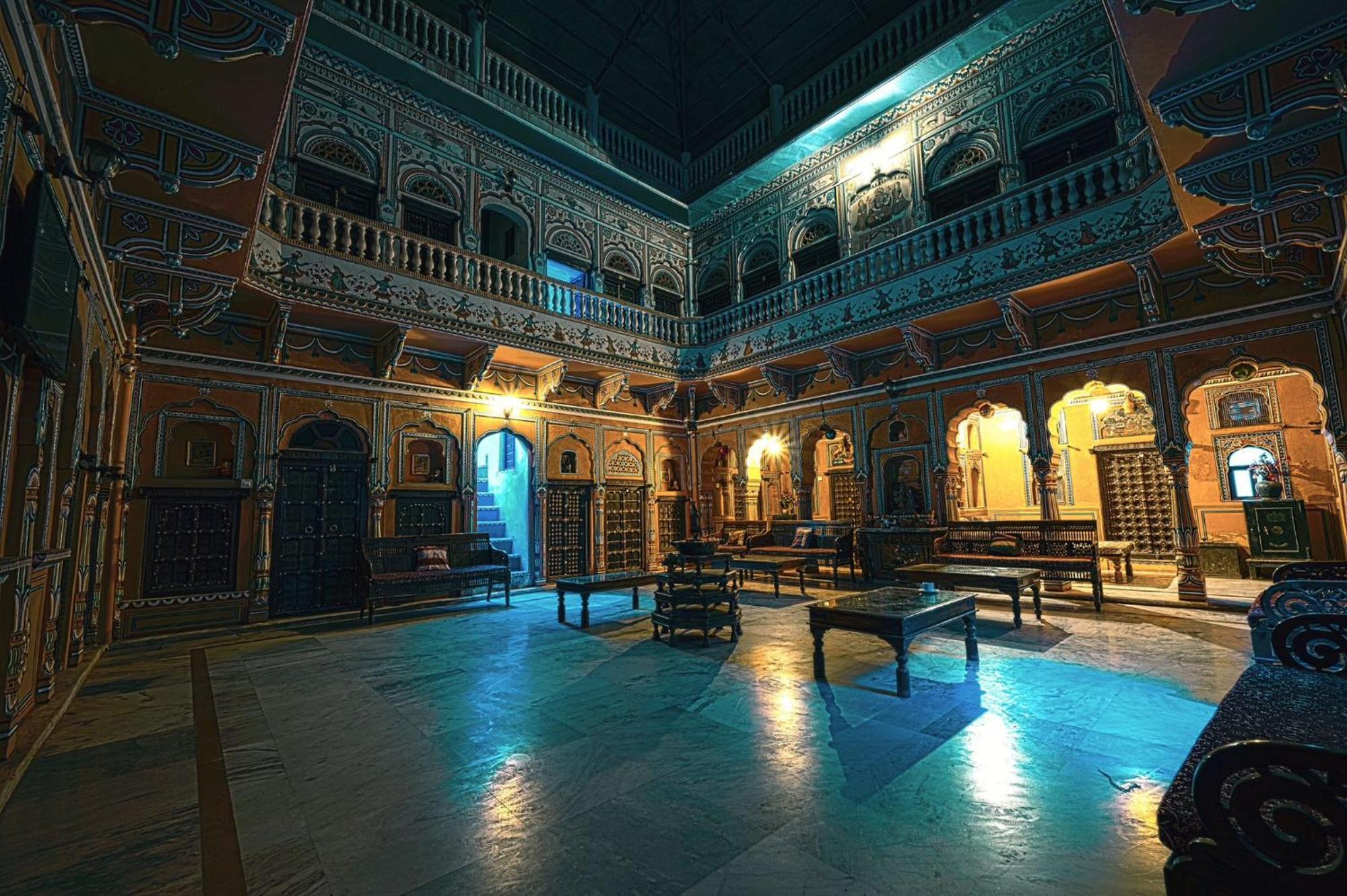 Hotel Radhika Haveli, Mandawa Mandāwa エクステリア 写真