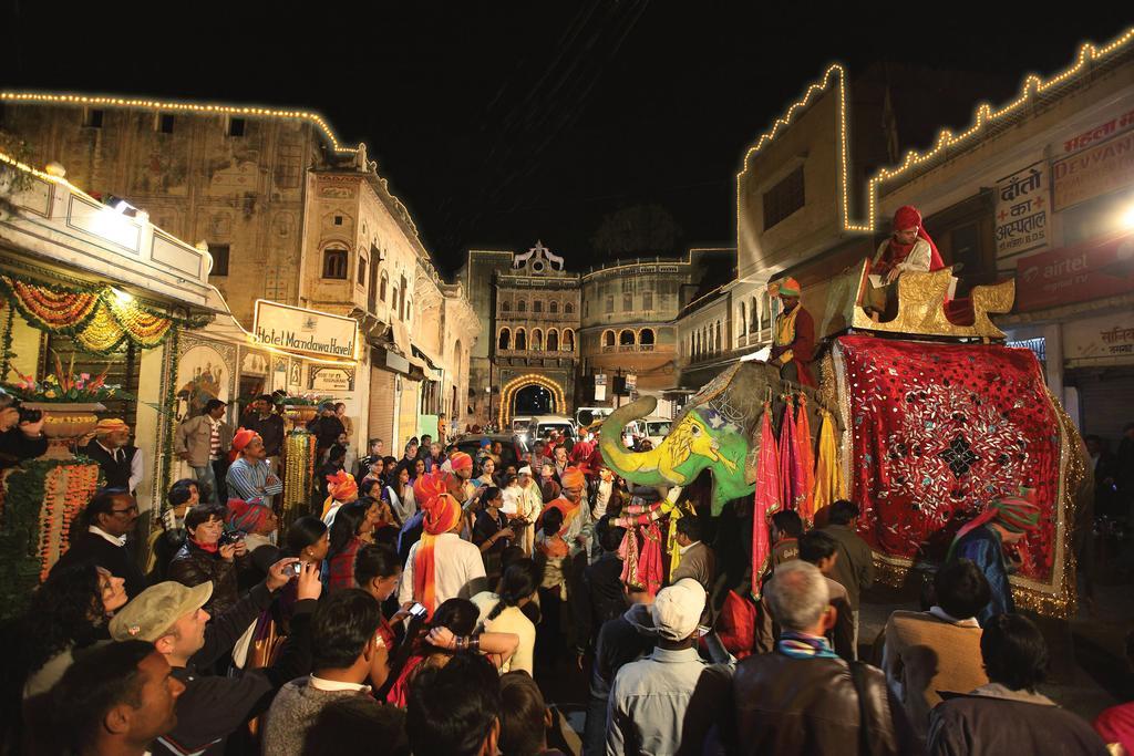 Hotel Radhika Haveli, Mandawa Mandāwa エクステリア 写真